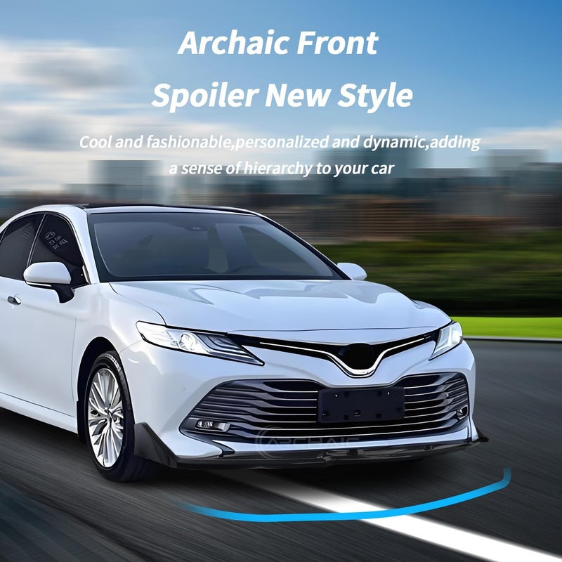 Archaic Front Bumper Lip Spoiler Compatible for 2018 2019 2020 Toyota Camry [L LE XLE], Splitter Under Chin Spoiler Body Kit Camry Accessories - Image 3